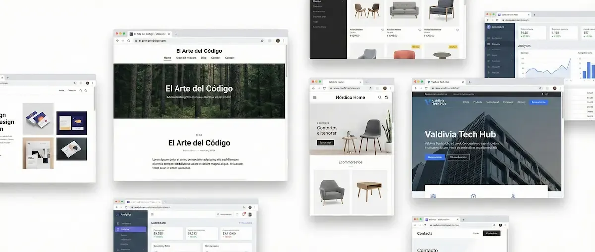 Panel de automatizacion y desarrollo web moderno