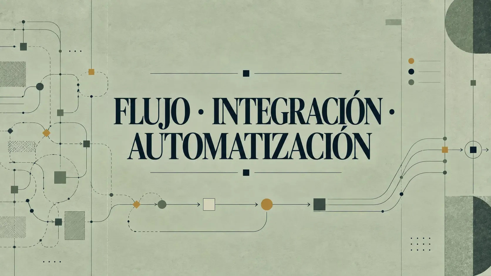 Flujo conceptual de automatización documental desde la recepción hasta la respuesta.