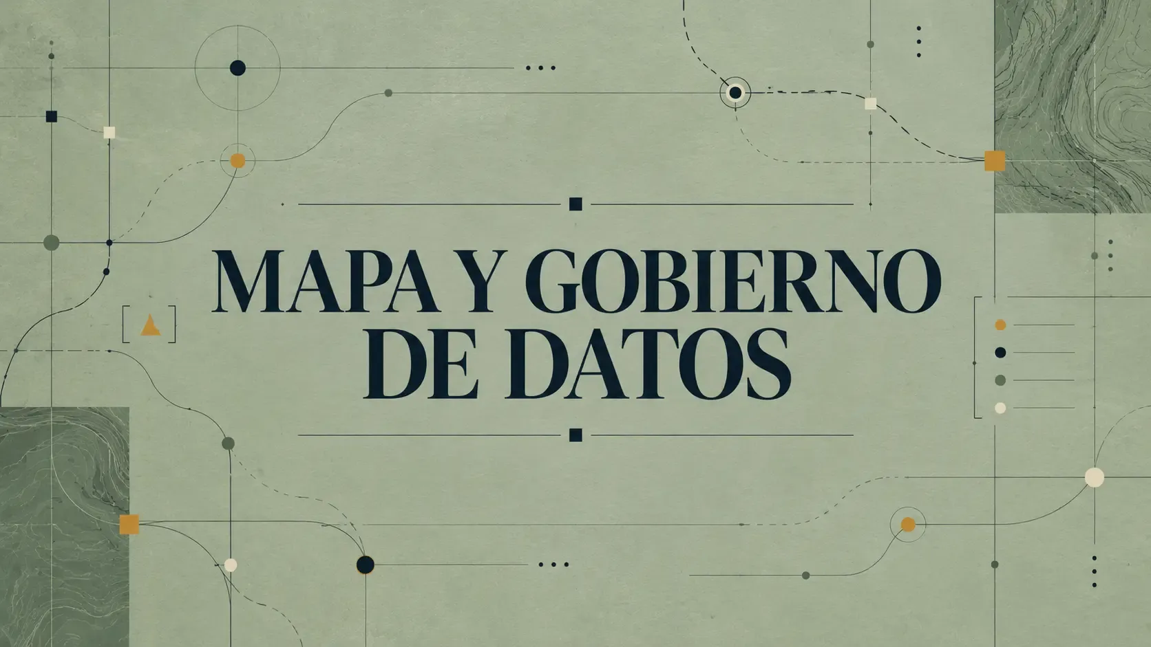 Interfaz conceptual que representa flujos y gobierno de datos personales entre sistemas.