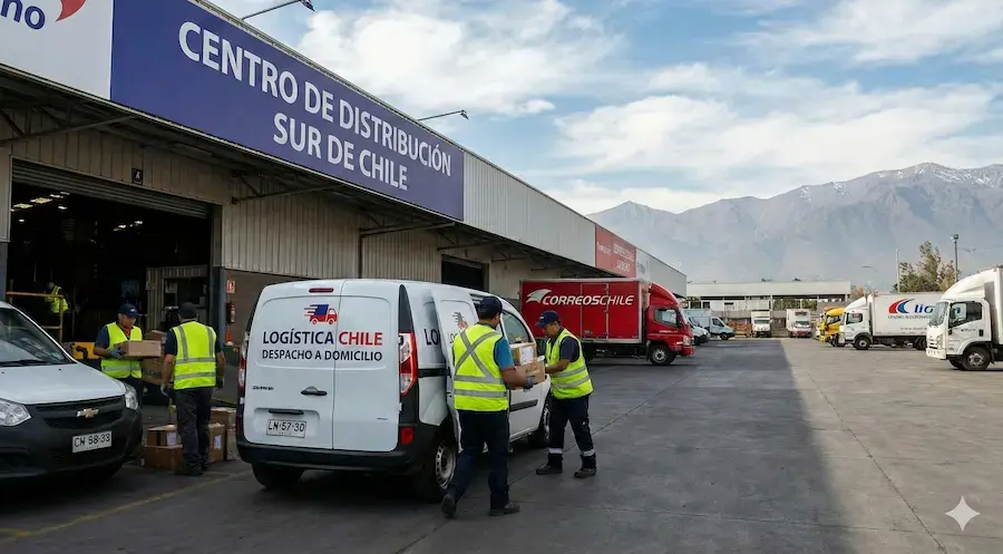 Despacho y logística con direcciones